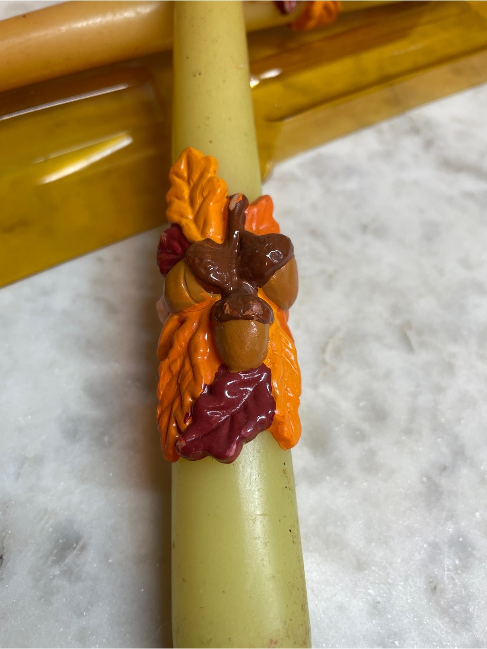 Vintage Avon 10” Taper Candles - Includes 2 Pair - Thanksgiving and Christmas - Picture 10 of 11